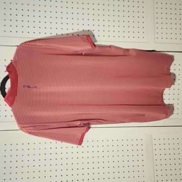 RLX Ralph Lauren Size XL Red and White Striped Performance Wicking - Picture 6 of 7